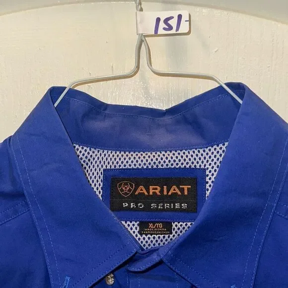 Ariat Long Sleeve pocket Logo Shirt XL - Picture 10 of 10